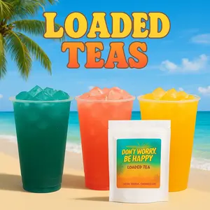 FreshDrinkUS Loaded Tea Beverage Single Pack Mix Match Multi Flavor Boosted Hydration Drink Electric Focus Energy Powder