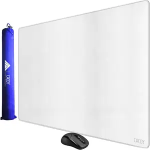 40" x 24" Leather Desk Pad Protector, Large Desk Mats on Top of Desks, Waterproof Computer Desk Mat XXL Keyboard Mouse Pad for Office and Home (White)