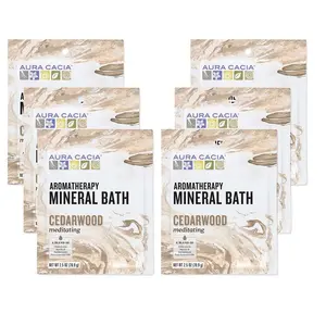 Aura Cacia Cedarwood Mineral Bath 2.5 oz. (6 Pack)