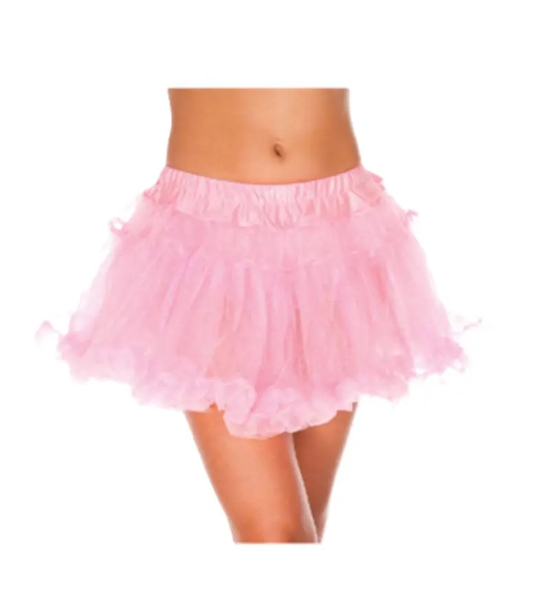 Lace Trim Mesh Mini Slip - Petticoat - Costume Accessory - Women Plus