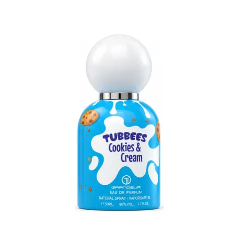 Tubbees Cookies & Cream 50ML Kid-Specific Spray Cream - Delicious, Fresh and Sweet, Long-Lasting Scent, for 3-6 Years Old Girls, Women's Fragrance for Beauty & Personal Care, Everyday Wear