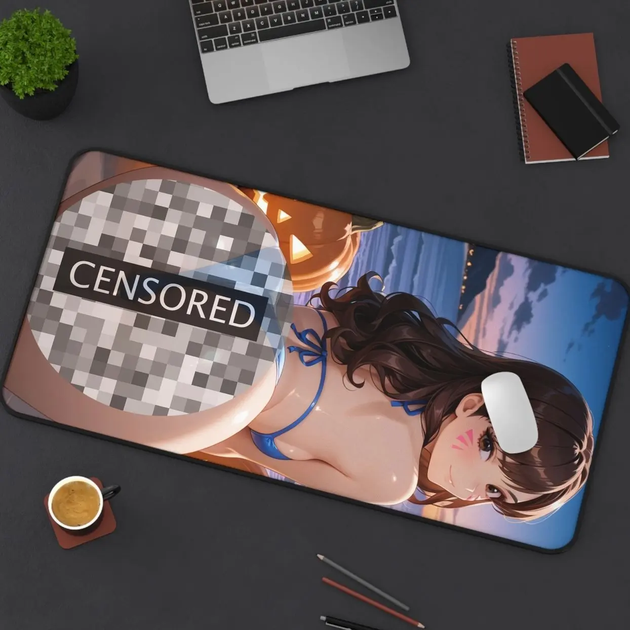 D.Va - Overwatch Waifu Large Deskmat Gaming Mousepad V10 Gift For Fans, Friends