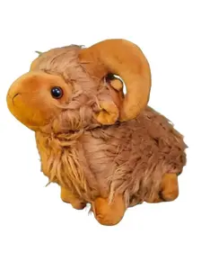 The Armored Kingdom Baby SnuggleHorn Sheep Plushie Handcrafted Ultra Soft Plush with Lifelike Details Royal Gifts Included Perfect for All Ages