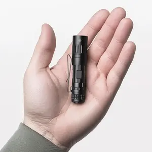 M70 EDC Flashlight 1100 Lumens, USB-C Rechargeable Pocket Light with Clip, 5 Modes Compact LED Light for Camping, Hiking,  (Black)