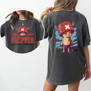 Gildan Tony Tony Chopper Shirt One Piece Anime Shirt Unisex Classic Fit Crew Neckline 100% US Cotton Sustainable Ethical Production