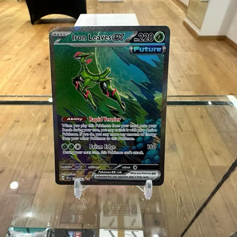 Pokmon Iron Leaves Ex SIR Special Illustration Rare 203/162 Temporal Forces - TikTok Shop Pokmon Iron Leaves Ex SIR Special Illustration Rare 203/162 Temporal Forces - TikTok Shop