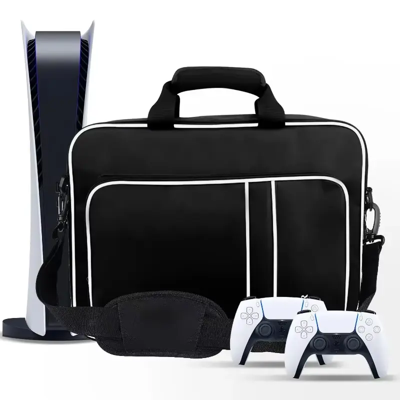 For PS5 Travel Case for PS5 Protective Case Bag Suitable for PS5 Disc/Digital Edition Console, Controllers, Game Cards, Headset