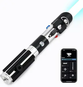 DV-SE SNV4 Pro Edition NeoPixel Lightsaber Upgrade: App Control, Smooth Swinging, Unlimited Colors, 16 Sound Effects, 10 Lighting Effects, Infinite Variations, Adult Metal Lightsaber