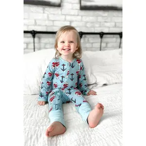 BESTAROO Mommy Romper Coverall - Soft Modal Stretch, Dual 2-Way Zipper, Cuffed Ankles, Snug Fit Bamboo-Feel Loungewear, Newborn-Toddler Sizes