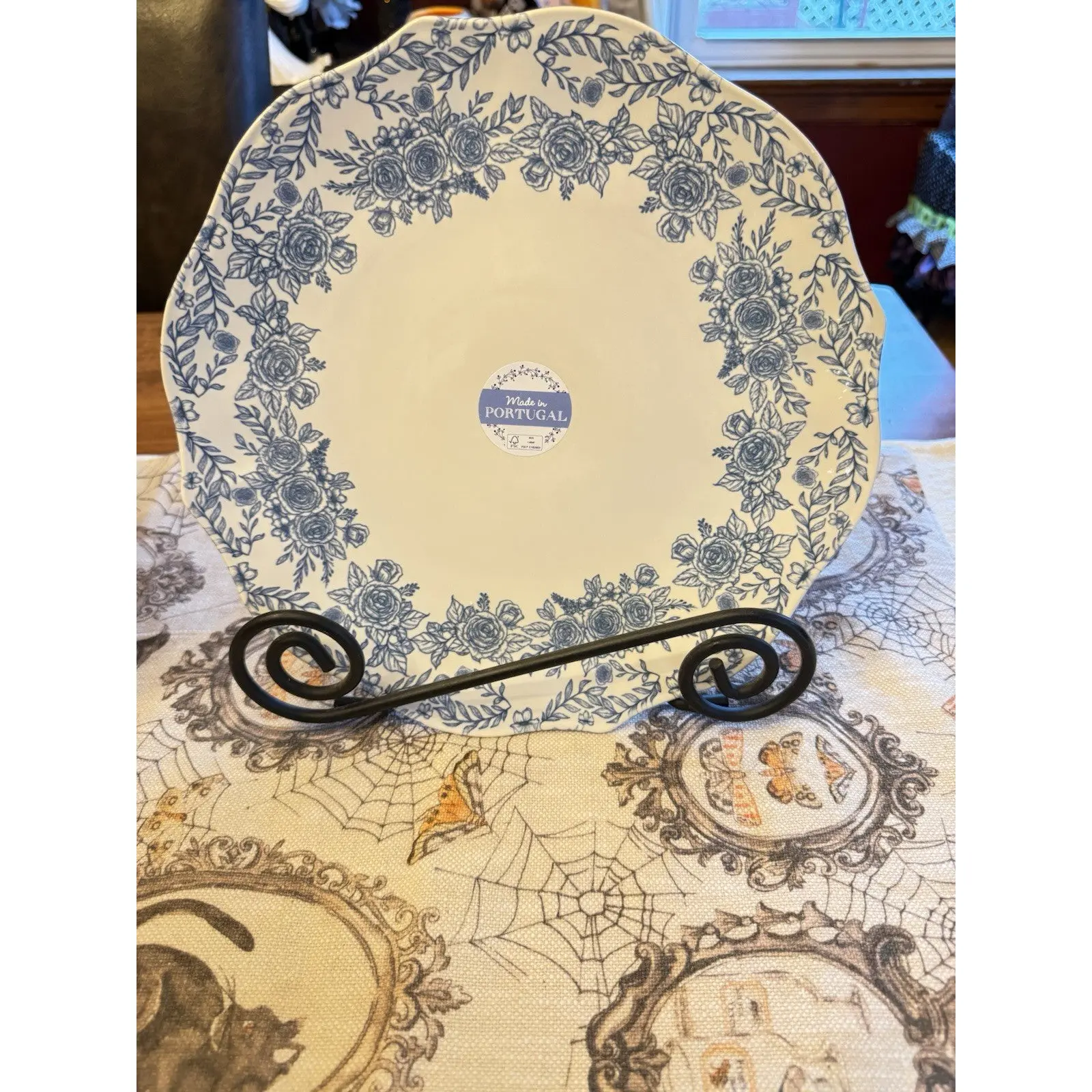 MATCERAMICA Portugal Dinner blue 11” Plate