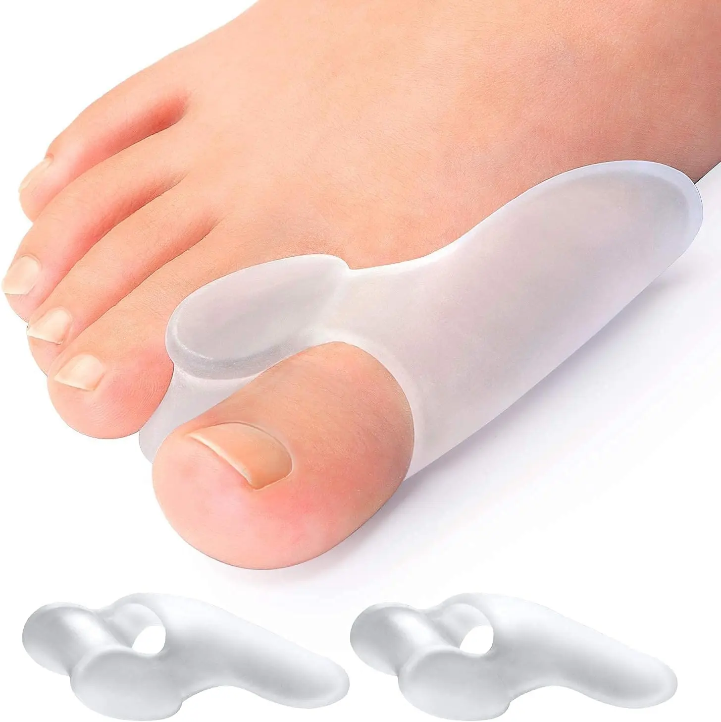 10 Packs of Bunion Corrector Pads with Separator for Big Toe, Gel Shield