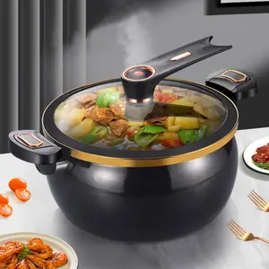 2.11 Gallon Non-Stick Cast Iron Pot, Large Capacity for Stews and Soups, Compatible with Induction and Gas Cooktops, Versatile Kitchenware