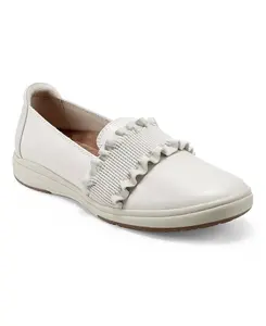 Earth Origins Women's Ivory Leather Ellis Casual Sneakers