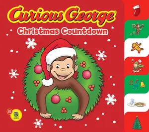 USED-Curious George Christmas Countdown Tabbed (Cgtv): A Christmas Holiday Book for Kids by Rey, H. A. (Board book)