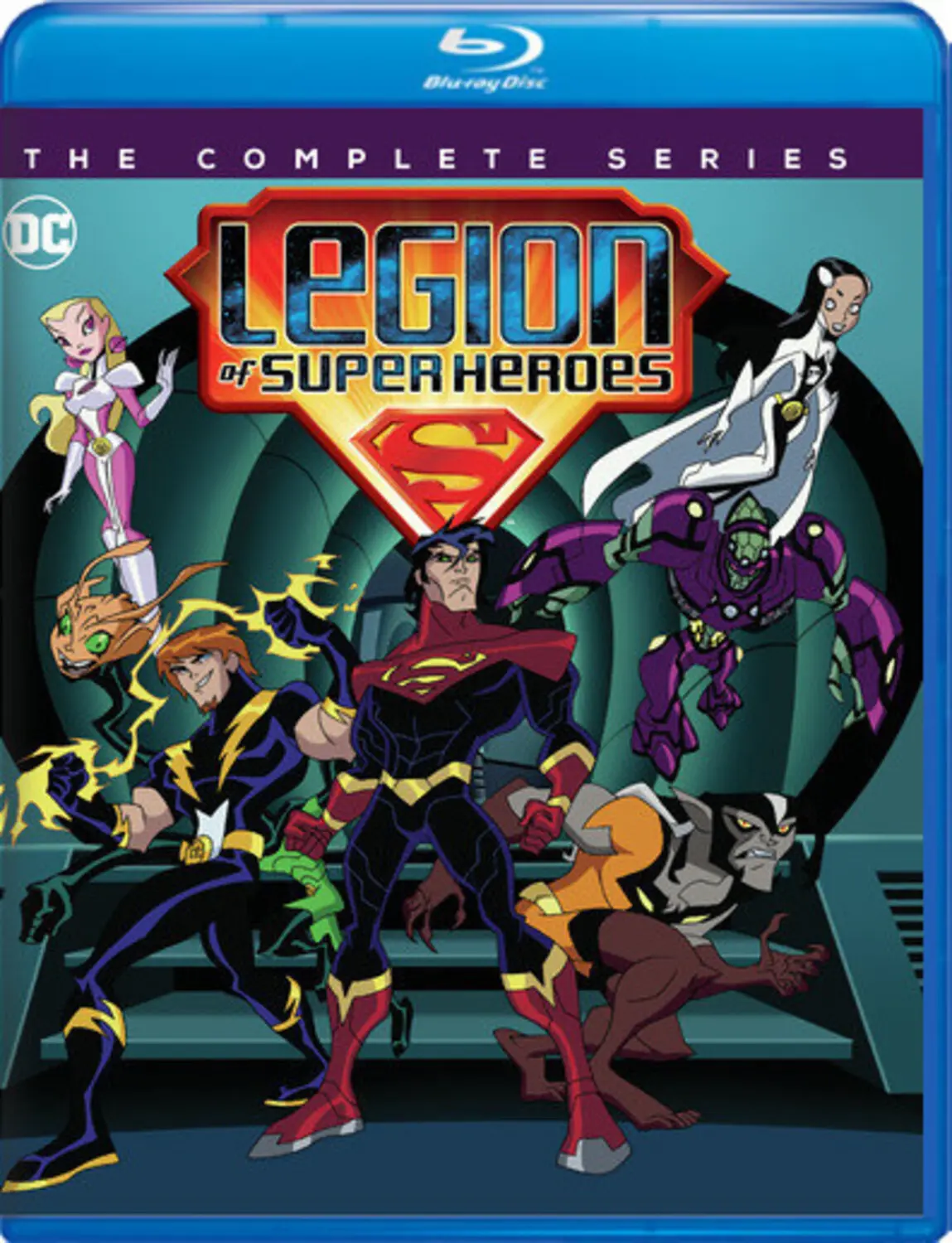 Legion of Super Heroes: The Complete Series (DC)  [BLU-RAY MOVIE] Full Frame, Subtitled, 3 Pack, Amaray Case