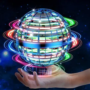 2025 intelligent induction flying ball spinning flying ball suspension magic ufo flying saucer technology boys and girls children's outdoor luminous toys
