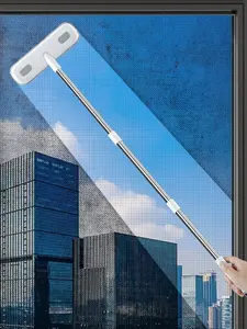 Cleaning Brush for Window Screen, Screen Cleaner Tool, 2 in 1 Mesh Screen Cleaning Brush, Small Brush for Patio, Door, Porch Screens, White &Grey Brush Cleaners for Screen