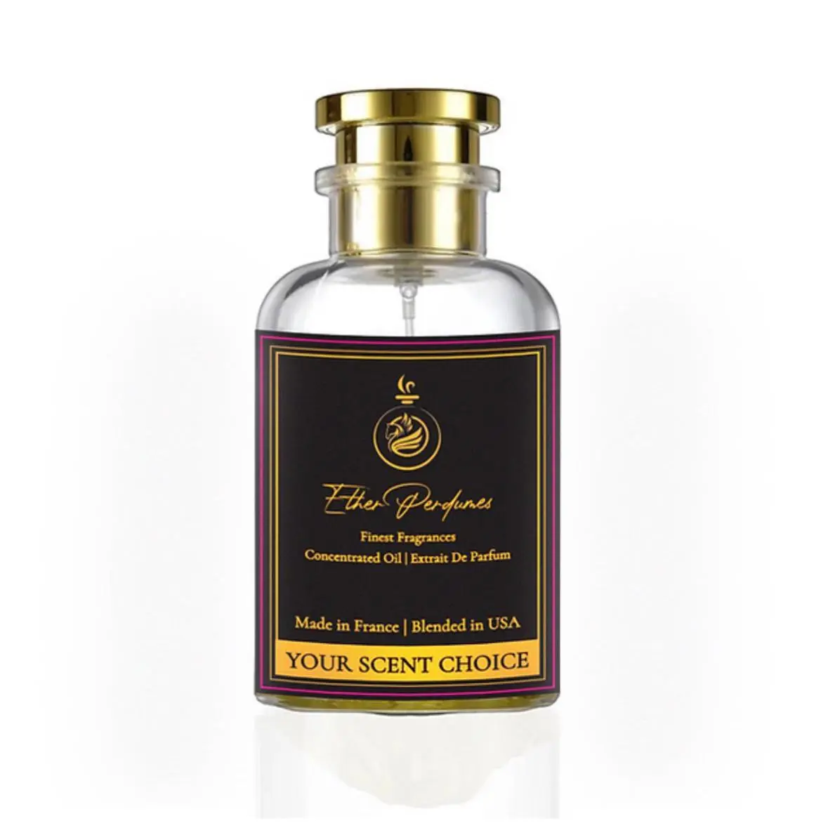 Ether Perfumes GOD OF FIRE 100ML Extrait De Parfum - Super Fine Rich Niche Amazing Perfume Made of 50% Premium Oil Concentration Citrus Woods Fragrance Aromatic Woody Fragrance Floral Chypre Scent