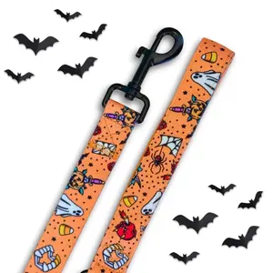 Halloween Traditional Tattoo Dog Leash