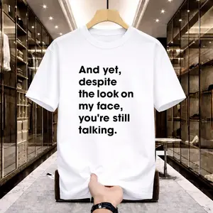 This sassy attitude T-Shirt features a bold quote that perfectly captures that “please stop talking” vibe