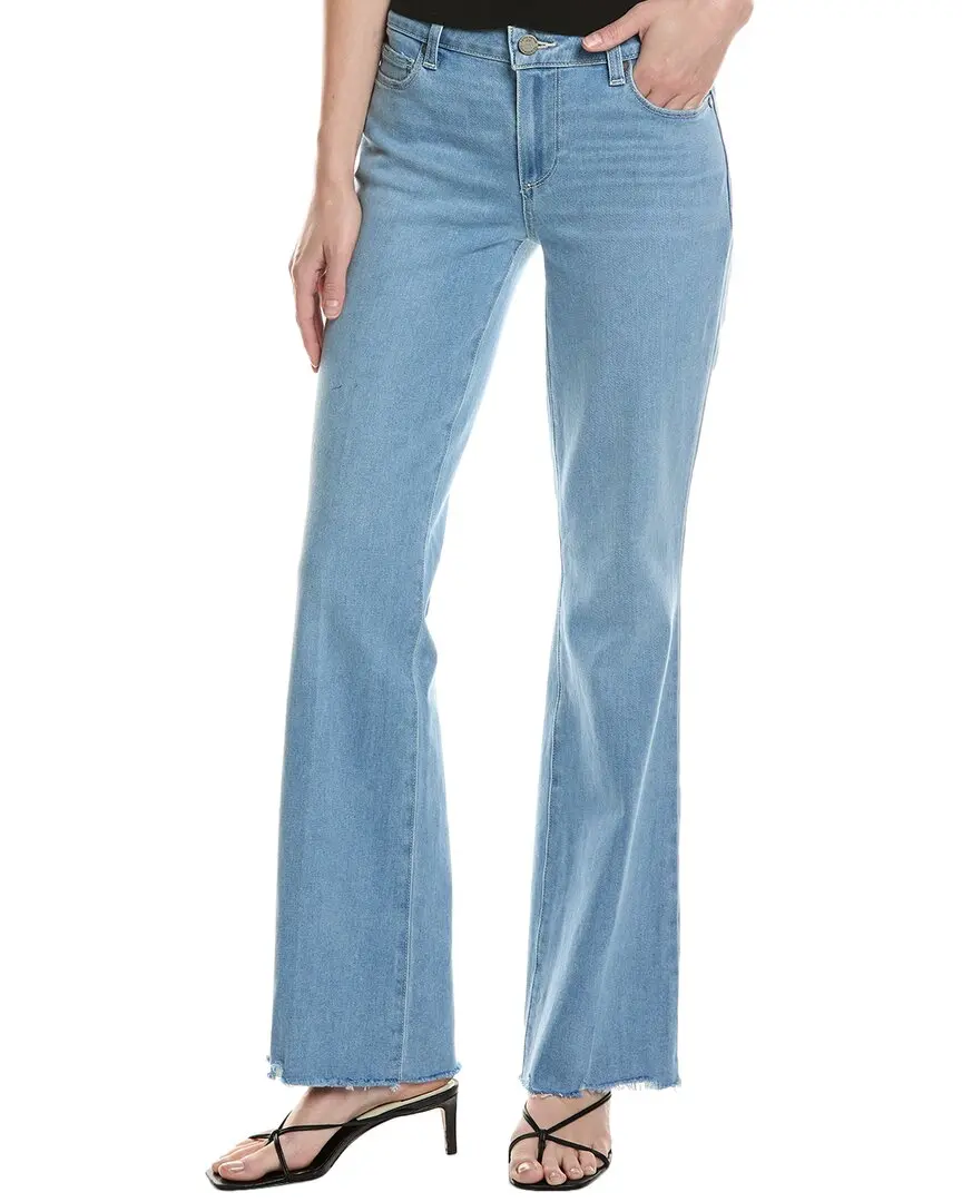PAIGE Skyline Divine Distressed Bootcut Jean