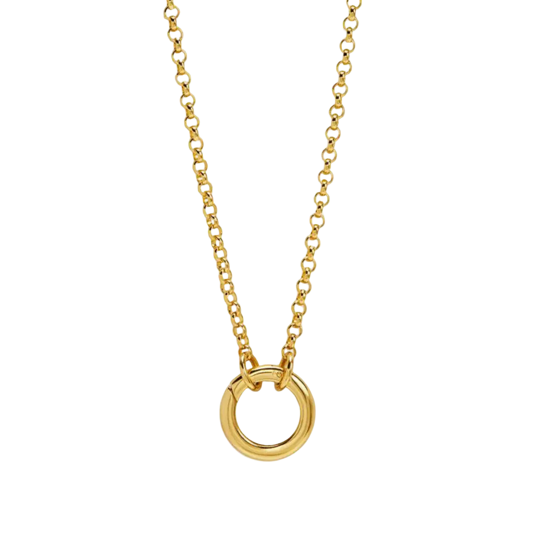 Charm Holder Necklace 14K gold
