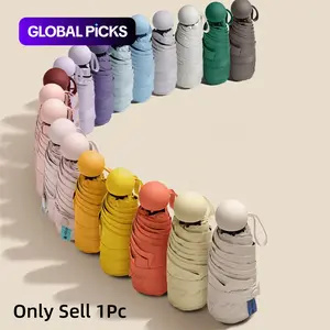 Small Folding Mini Pocket Travel Umbrella, Waterproof UV Sun & Rain Protection, Ultra-Light Compact Lightweight Design #GLOBAL PICKS