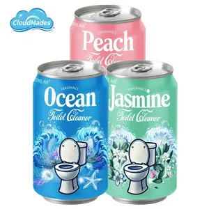 CloudMades Beverage Can Toilet Bowl Cleaner, 3 Scents (Ocean, Jasmine, Peach), Automatic Long-Lasting Toilet Cleaner