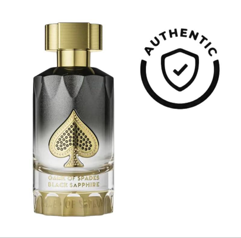 Jo Milano Parfum Spray Game of Spades Black Sapphire Paris 3.0 oz 90 ml Authenticity Guaranteed