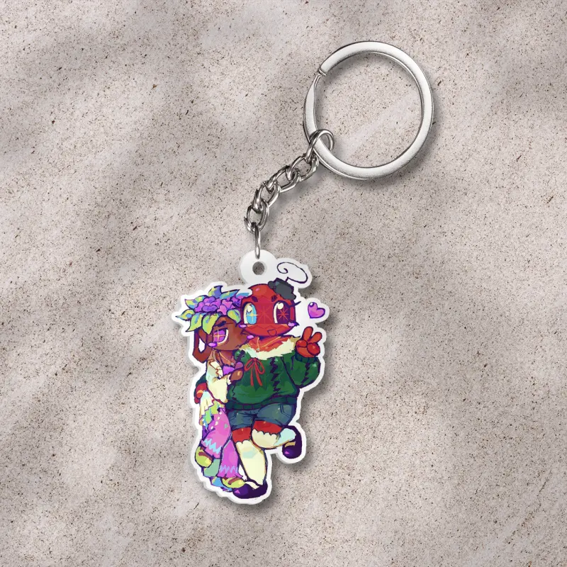Dandy's world keychain: Bassie and Bobette, Bassiedandysworld ...