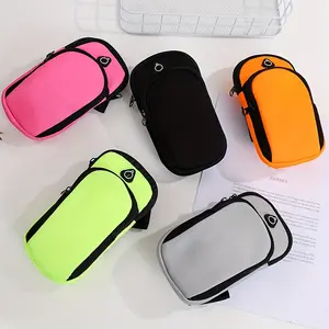 Sports Phone Arm Bag for Running and Hiking Adjustable Wrist and Arm Pouch Lightweight Water Resistant Workout Accessories