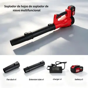 2-in-1 Leaf Blower & Snow Blower, Handheld Electric Air Blower, High Speed Turbo Fan, Lightweight Portable, For Yard Leaf Clearing, Driveway Snow Removal & Car Drying