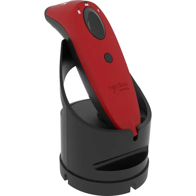 Socket Mobile CX3987-3044 SocketScan S720, Linear Barcode Plus QR Code Reader, Red & Black Dock