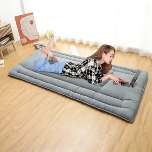 Portable Japanese Floor Mattress – Twin Size collapsible Tatami Futon Bed, Lightweight Roll-Up Sleeping Mat for Camping, Dorm, RV, Apartment, Guest Room, Kids – TWIN (99×203cm) USA