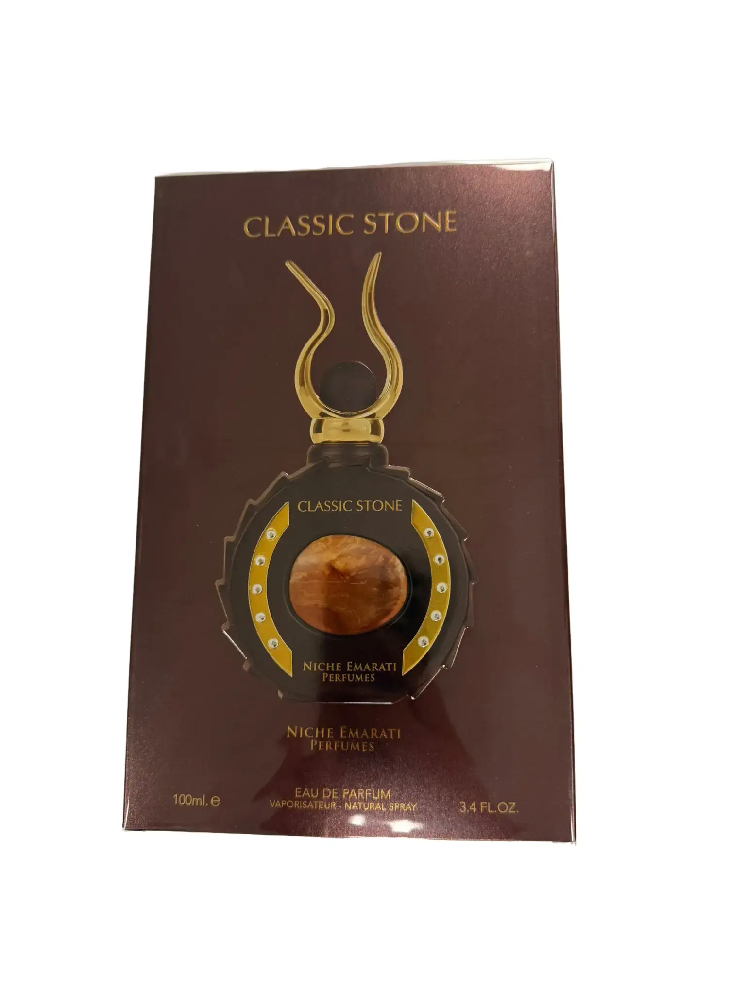 Lattafa Classic Stone Eau de Parfum - 100ml Unisex Fragrance with Long Lasting Citrus & Oud Notes in Premium Luxury Box