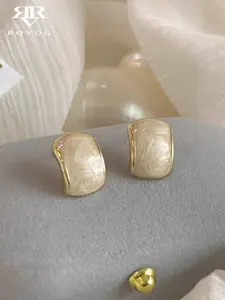 Elegant Temperament Simple Stud Earrings, Lightweight Earring, Fashionable Jewelry for Women, Trendy All-match & Exquisite Jewelry for Birthday Gift, Elegant Minimalist Earrings, Ear Studs