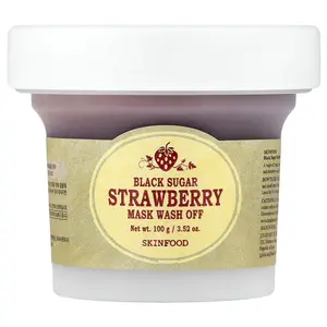 Skinfood Strawberry Black Sugar Beauty Mask Wash Off, 3.52 oz (100 g)