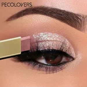 Double Color Glitter Eyeshadow Stick Eye Makeup Waterproof Shimmer Metallic Eyeshadow Makeup