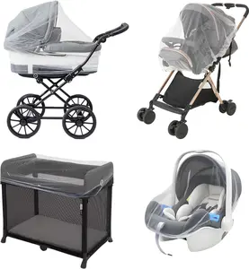 Baby Mosquito Net for Stroller, Perfect Bug Net for Strollers, Bassinets, Cradles, Playards, Pack N Plays and Portable Mini Crib, Baby Insect Netting Cover, White