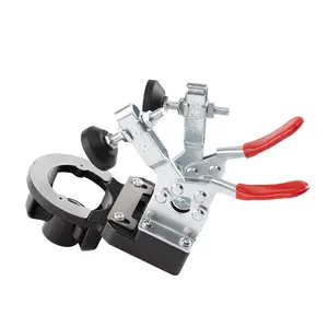 VEVOR 35 mm Concealed Door Hinge Jig, Aluminum Alloy Cabinet Hinge Jig, Accurate Locking Dual Clamp Fixation Hinge Drill Jig with Accessories, Woodworking Tool for Doors Cabinets Hinges Mounting