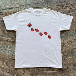 Adult and Youth Vintage Ladybug Shirt, 90s Graphic Tee, Streetwear Shirt, Unisex Shirt, Gift for Women, Men