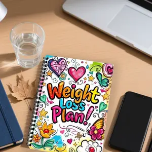 One Choice at a Time Weight Loss Plan Journal for Adults Daily Food Mood Tracker and Habit Log