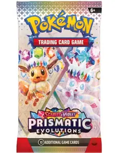 Pokémon SV Prismatic Evolutions Booster Pack - 10 Additional Game Cards for Trading Card Game