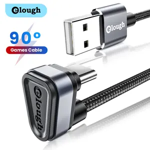USB Type C Cable For USB C Cable 2.4A Fast Phone Charging Data Cord Type C 180 Degree USB C Cable