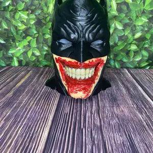 Horror Figurine Bust 3D Printed and Hand Painted with Detailed Features and Expressive Design