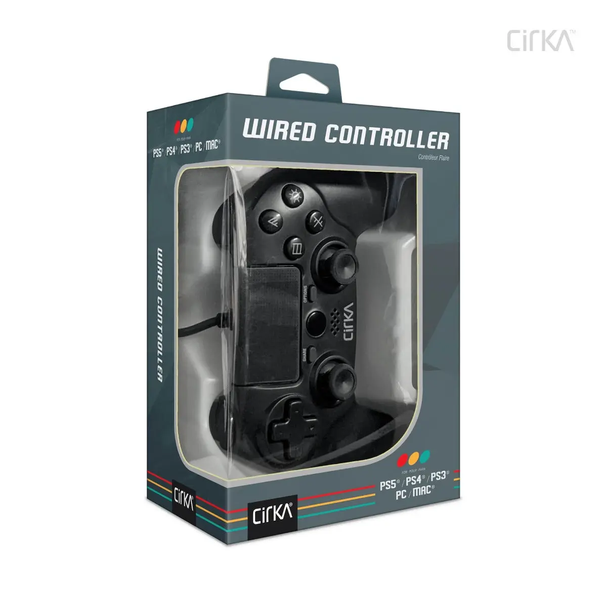 CirKa Wired Game Controller for PS4 / PC / Mac