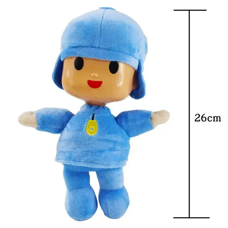 Pocoyo Series Cute Plush Fabric Stuffed Toys - 16cm/22cm P Youyou, Barto Duck, Puppy Lula, Aili Elephant Dolls, Ideal Birthday/Holiday Gifts for 3-4 Years Old Kids