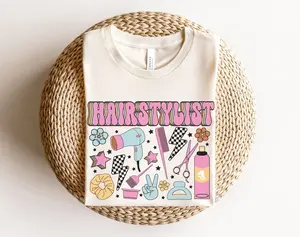 Retro Hairstylist Shirt • Hair Stylist  • Hairdresser Tshirt • Hair Dresser  • Cosmetology Graduation  •  for Cosmetologist