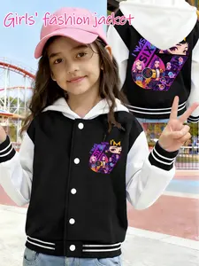 🔥 I WAS SIX Anime Trio Print Varsity | Ultra-Soft Fleece Kids Outerwear