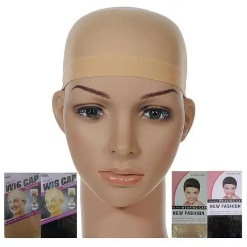 W WIGYY Nylon Open Top Wig Caps - Hair Extension Tools & Accessories with Maximum Ventilation, Cool All-Day Wear, Slip-Free Hold